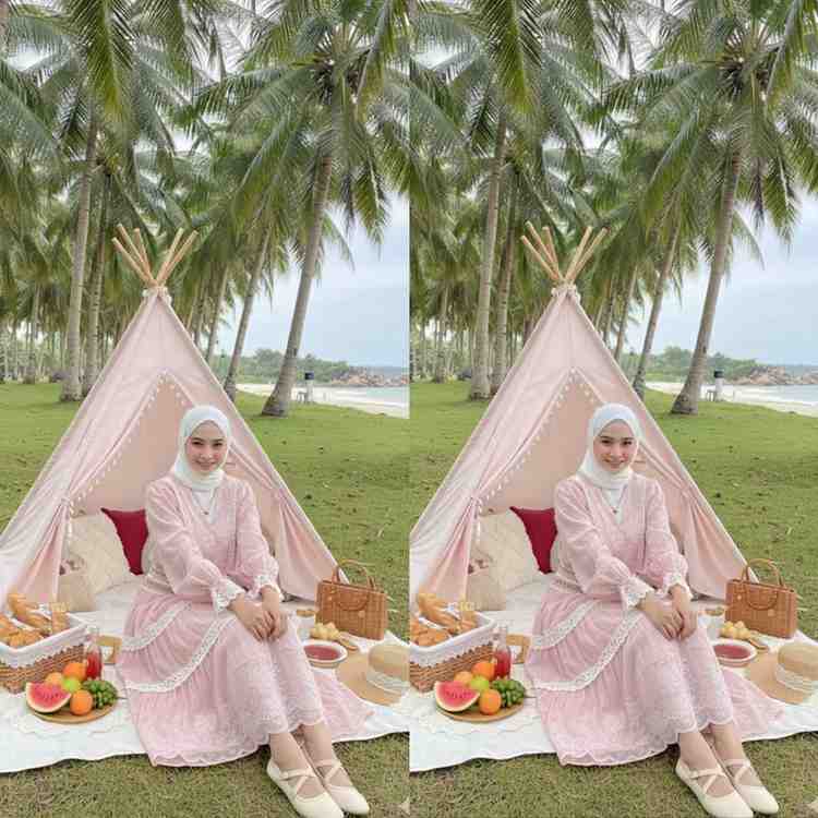 Prompt Gemini AI Hadirkan Liburan Pantai dengan Tenda Aesthetic,Serasa Piknik Eksklusif di Tepi Laut