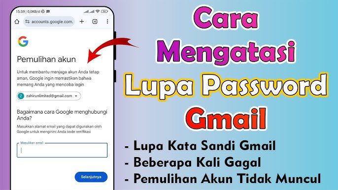 Lupa Kata Sandi Email? Ini Tips Cepat dan Aman Pulihkan Akses Akun Digital