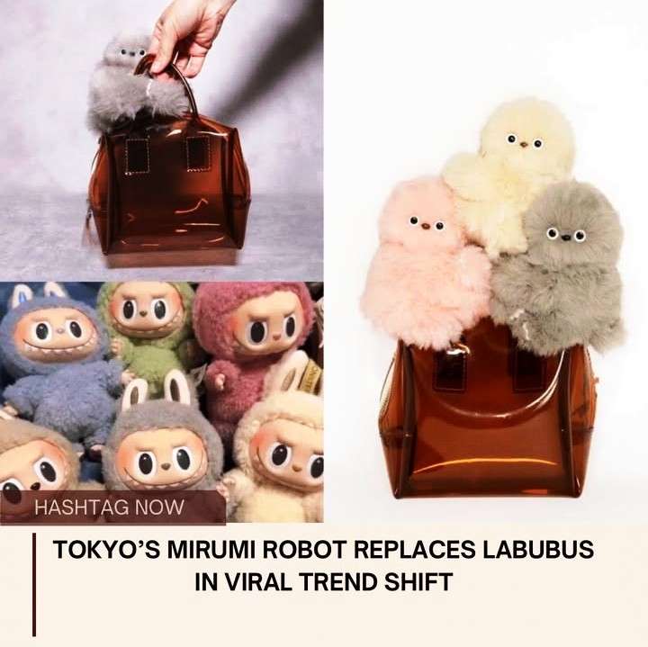 Labubu Tergeser? Mirumi Robot Mini Asal Jepang Kini Jadi Tren Baru Charm Bag