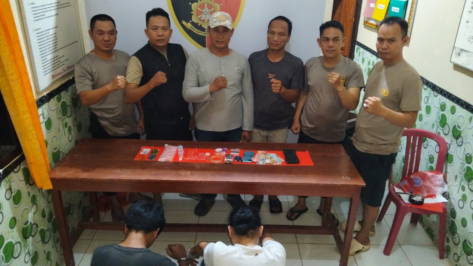 Polres Lampung Utara Tangkap Pemakai Sekaligus Bandar Sabu, Puluhan Paket Siap Edar Diamankan