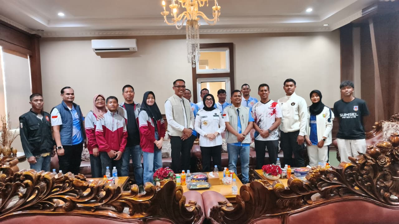 Temui Bupati Way Kanan, Atlet Berprestasi Sampaikan Aspirasi Fasilitas Latihan