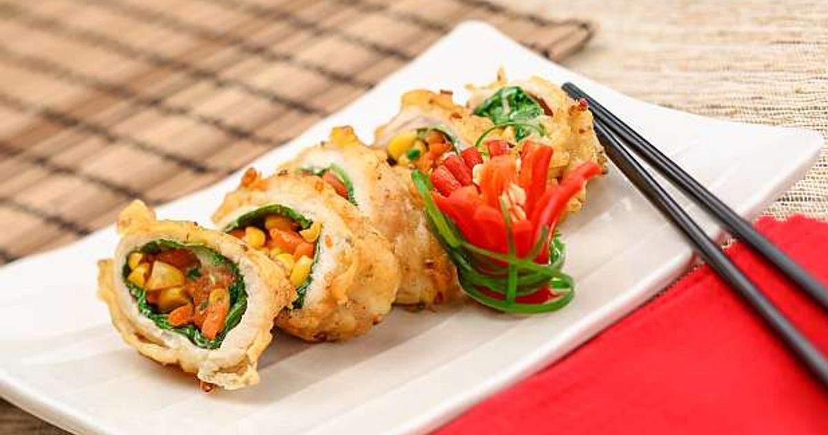 Resep Ayam Lapis Sayuran: Gurih Pedas Berlapis Isian Sehat yang Bikin Ketagihan