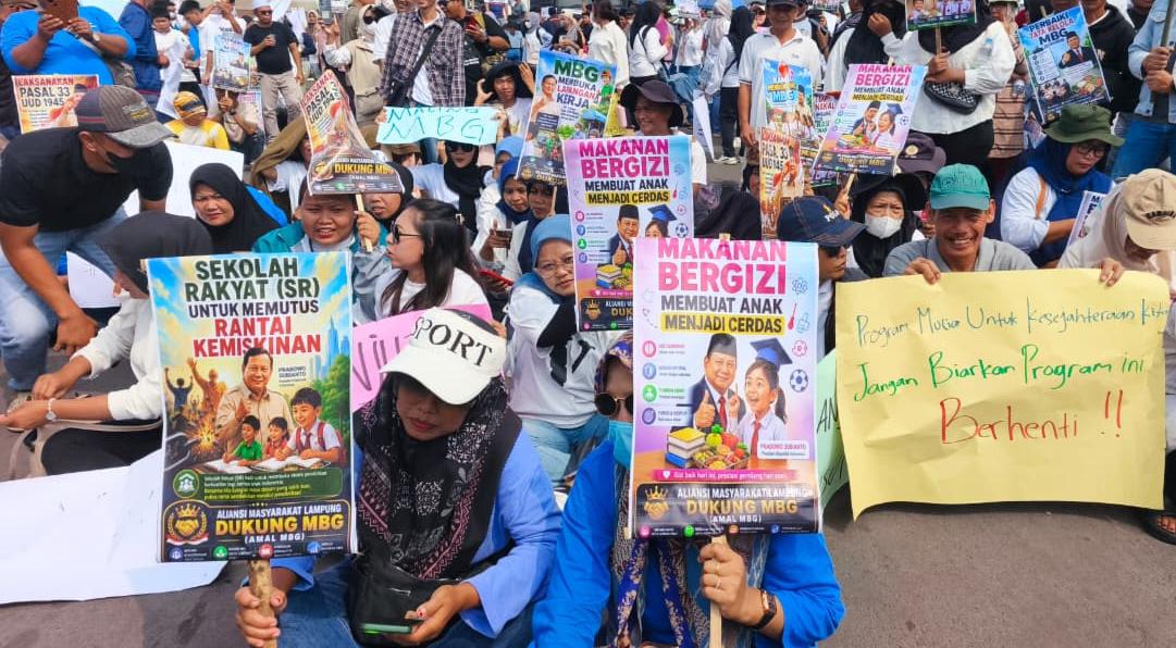 Dukung Program Makan Bergizi Gratis, Aliansi Masyarakat Lampung Gelar Aksi Damai