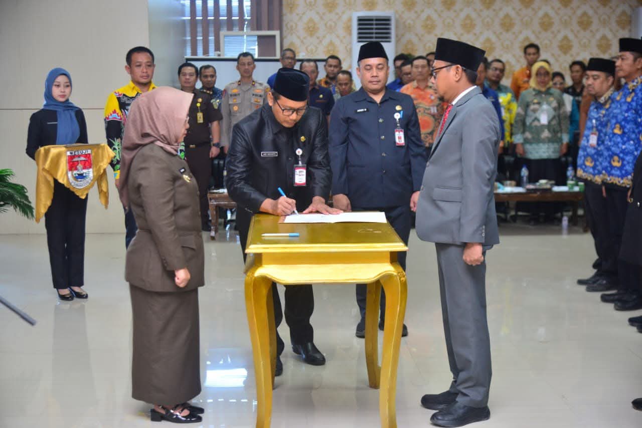 Dilantik Hari Ini, 34 Pejabat di Lingkungan Pemkab Mesuji di Mutasi