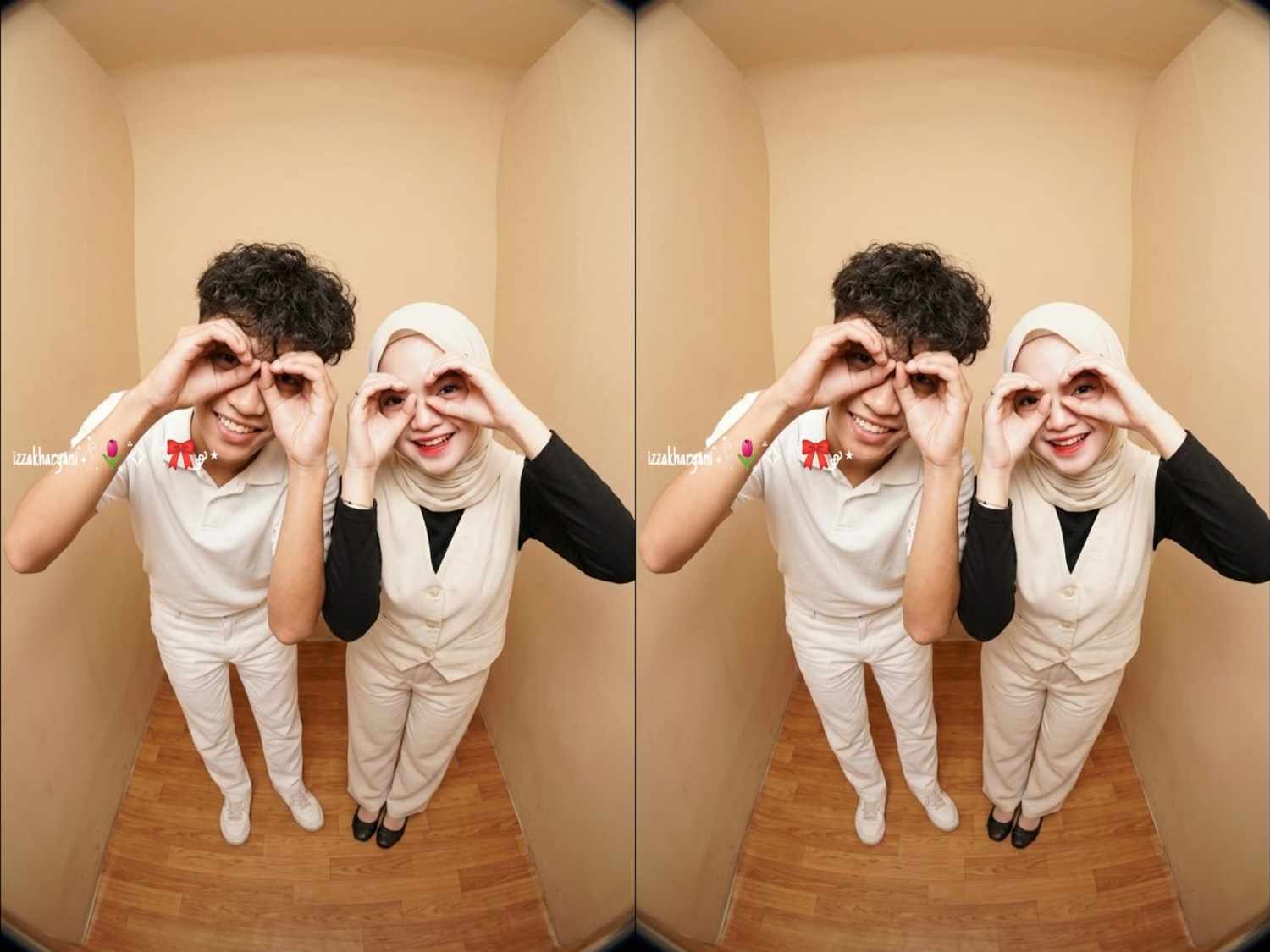 Prompt Gemini AI Ciptakan Foto Fisheye Couple Super Realistis, Pose Unik Ini Bikin Auto Senyum
