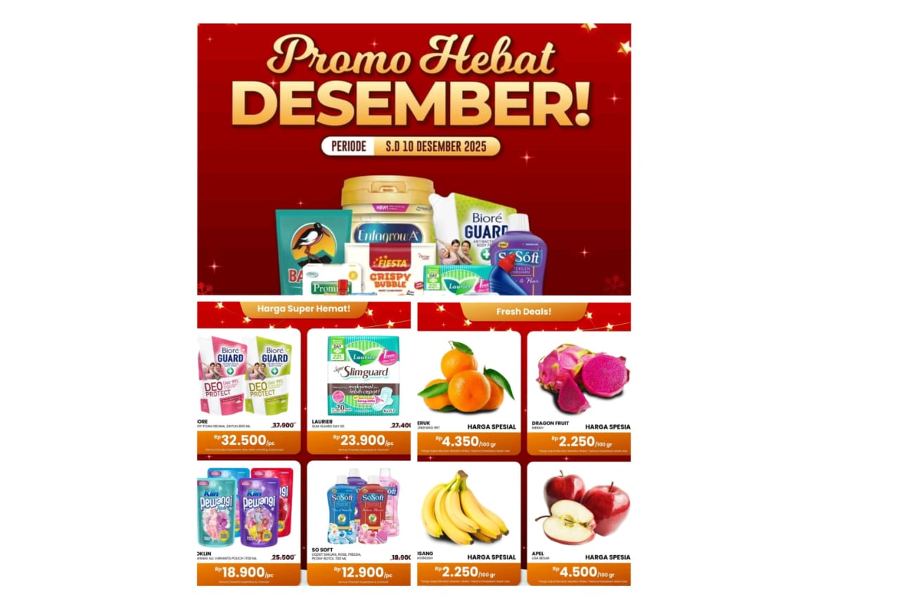 Merapat ke Chandra Mall Lampung, Promo Hebat Desember Sampai Besok, Harga Mulai 2 Ribuan Aja!