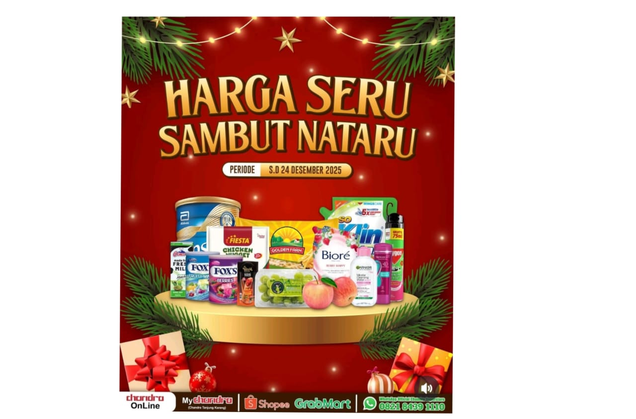 Promo Nataru Chandra Mall Jadi Magnet Belanja, Harga Super Hemat Untuk  Kebutuhan Keluarga
