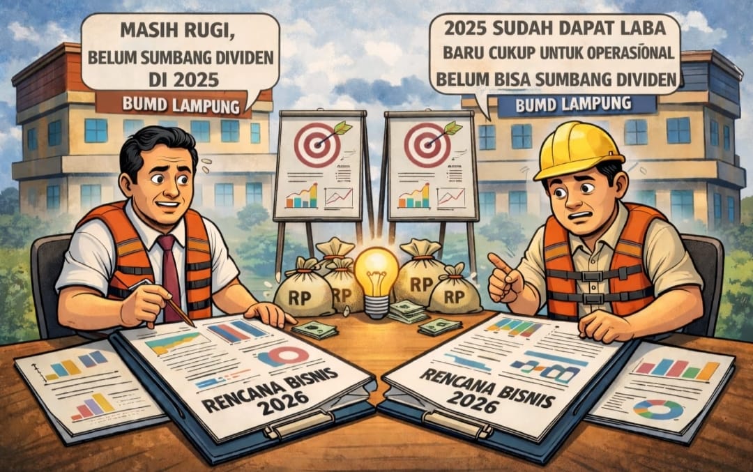 Dua BUMD Lampung Paparkan Strategi Bisnis 2026 Usai Evaluasi Kinerja