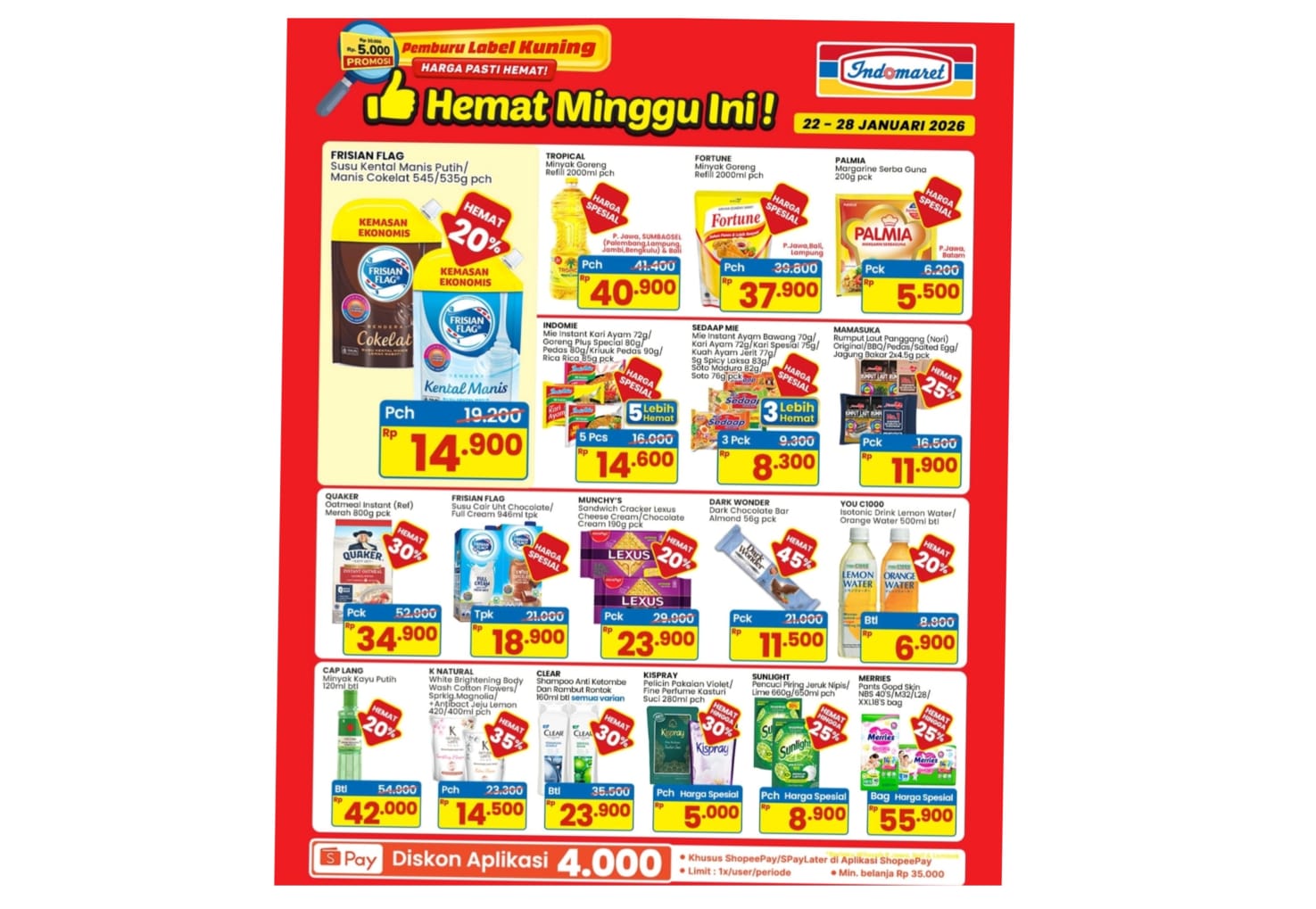 Serbu! Hari Terakhir Promo Indomaret: Minyak Goreng Dan Susu Kental Manis Turun Harga