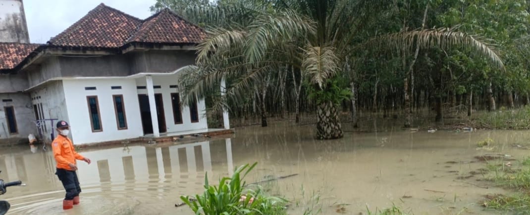 Puluhan Rumah Warga Di Mesuji Sempat Terdampak Banjir Setinggi 60 Cm, BPBD Beri Perhatian Khusus