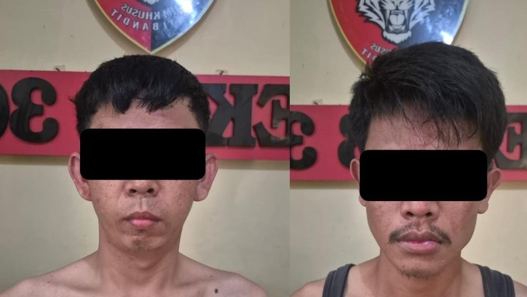 Nyali Ciut Diteriaki Warga, Dua Bandit Curanmor Asal Lamtim Diciduk Tekab 308 Polres Metro