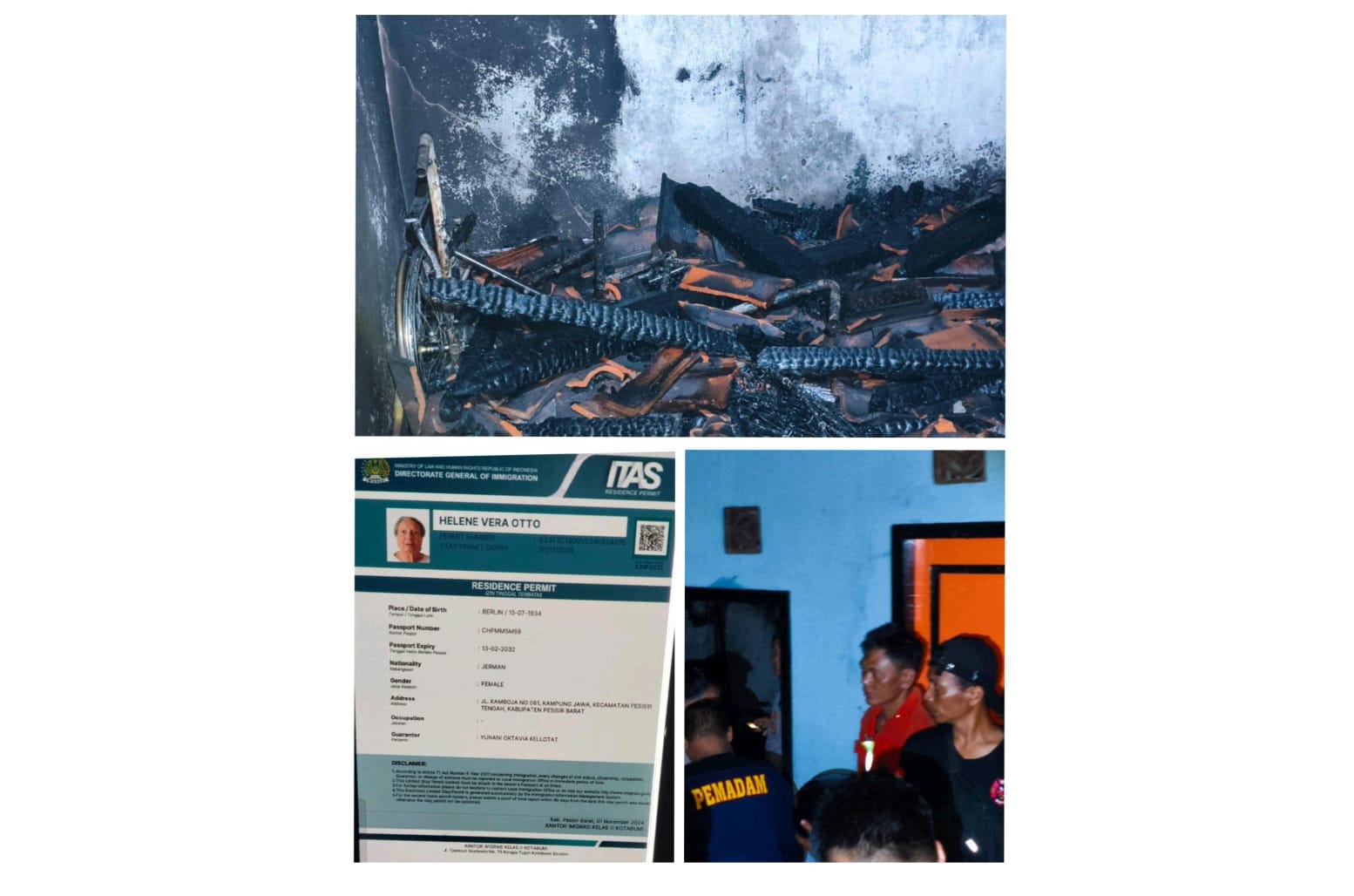Lansia Asal Jerman Meninggal Hangus Terbakar Di Pesisir Barat, Ditemukan Di Samping Tempat Tidurnya
