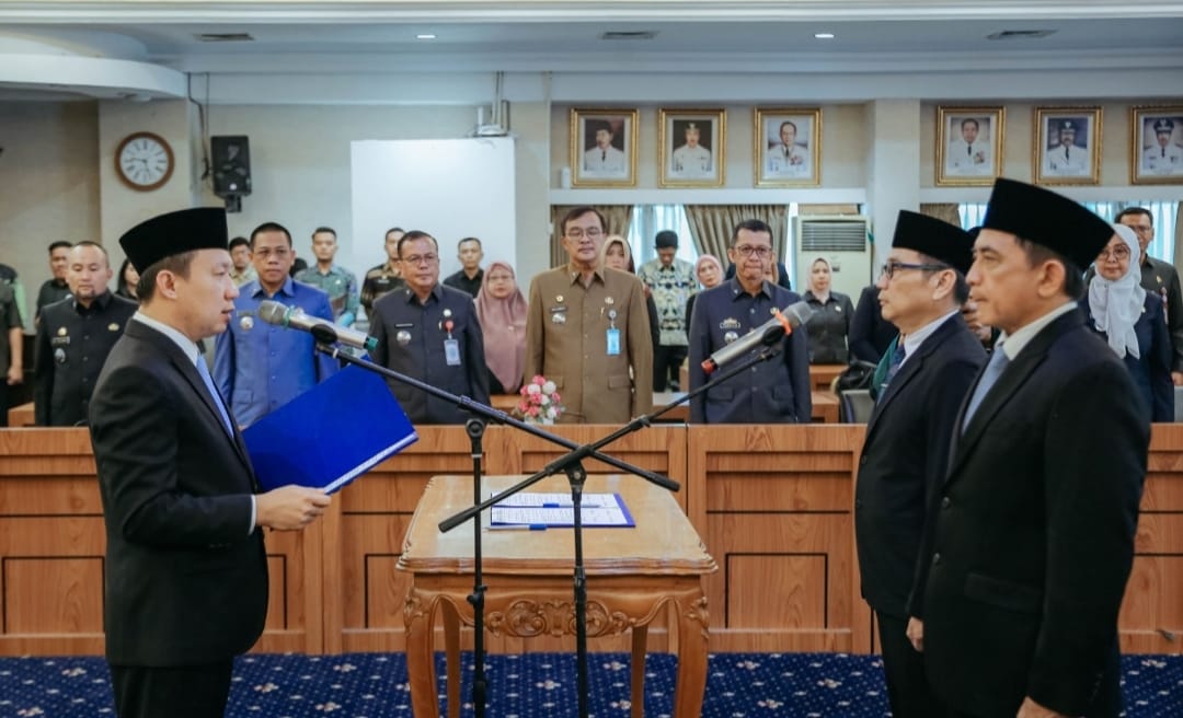 Sekdaprov Lampung Marindo Lakukan Rolling Jabatan, Budhi Darmawan dan Febrizal Levi Bertukar Posisi