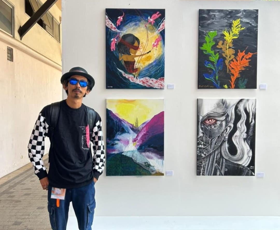 Dosen DKV ITERA Wakili Indonesia di Pameran Seni Internasional Thailand, Angkat Isu Ekologi Lampung