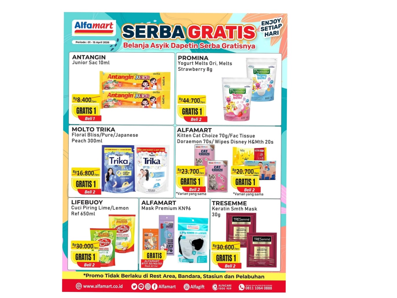 Promo Alfamart Sampai Malam Ini, Beli 2 Gratis 1 Molto Trika 300 ml