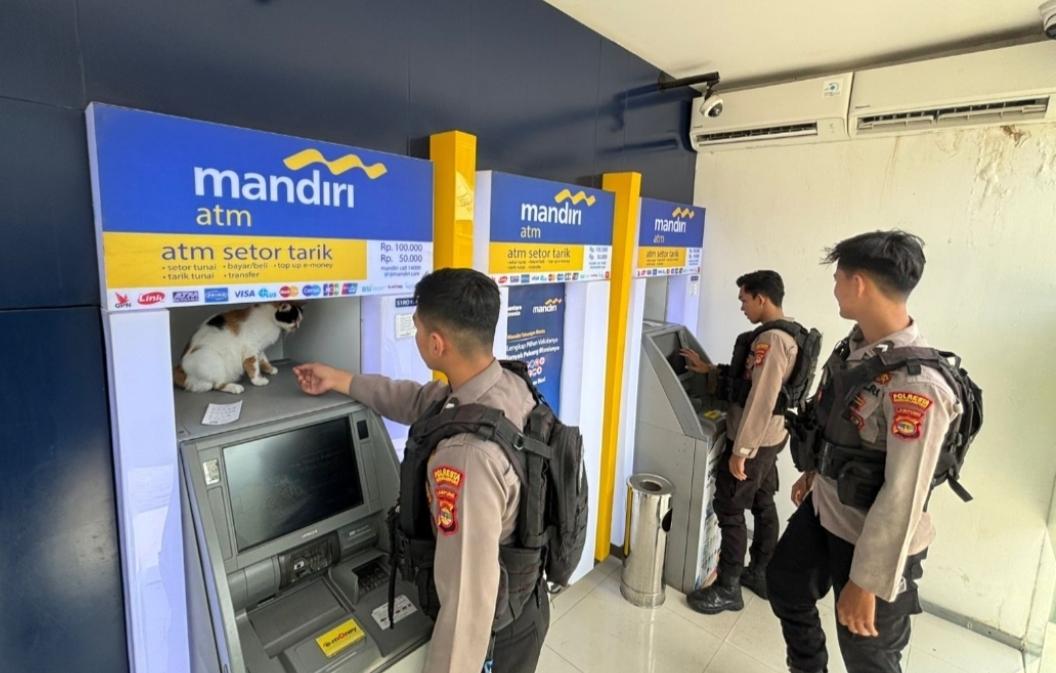 Polresta Bandar Lampung Perketat Patroli Di Pusat Perbelanjaan dan Box ATM