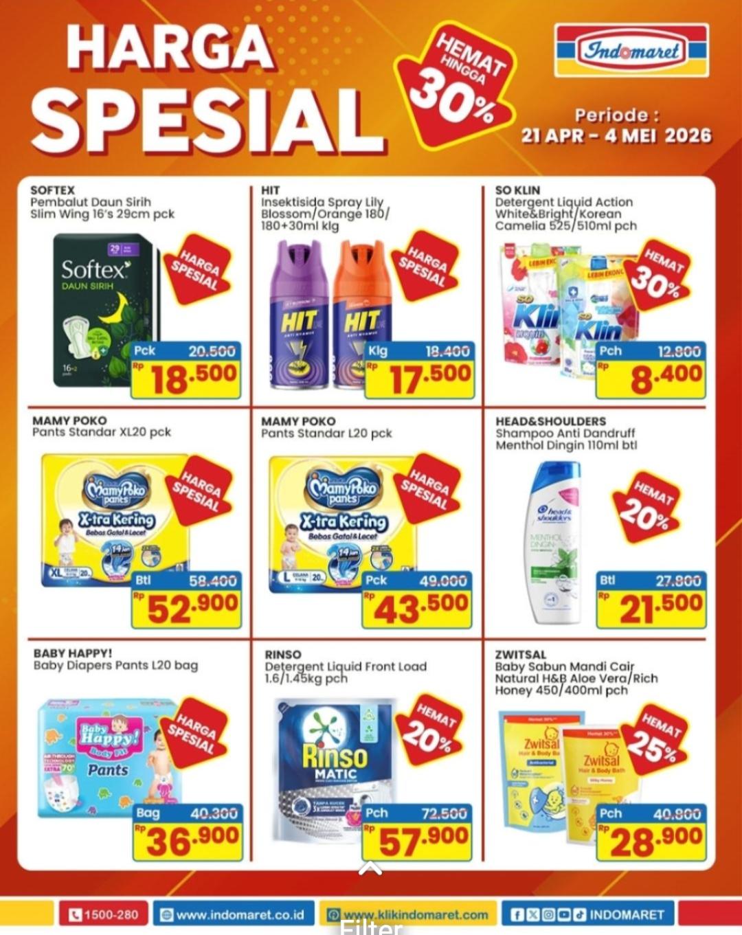 Emak-Emak Merapat Ke Indomaret, Ada Promo Kebutuhan Si Kecil Hingga Home Care Hemat Sampai 30 Persen