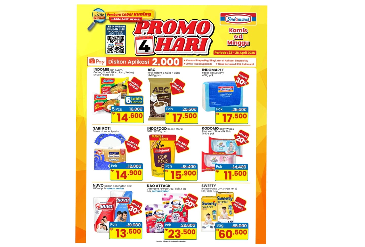 Besok Terakhir, Cek Daftar Harga Promo JSM Indomaret