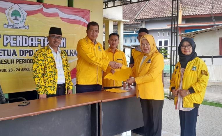 Haryati Candralela Jadi Calon Tunggal Ketua DPD Golkar Mesuji
