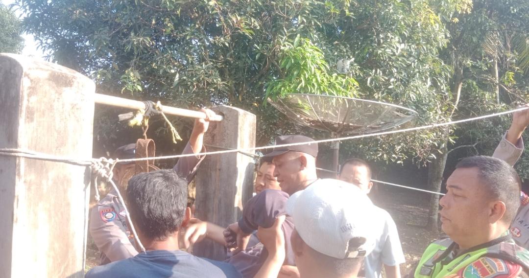 Warga Sungkai Tengah Lampung Utara Ditemukan Tewas di Area Sumur, Sempat Kirim Pesan ke Istri