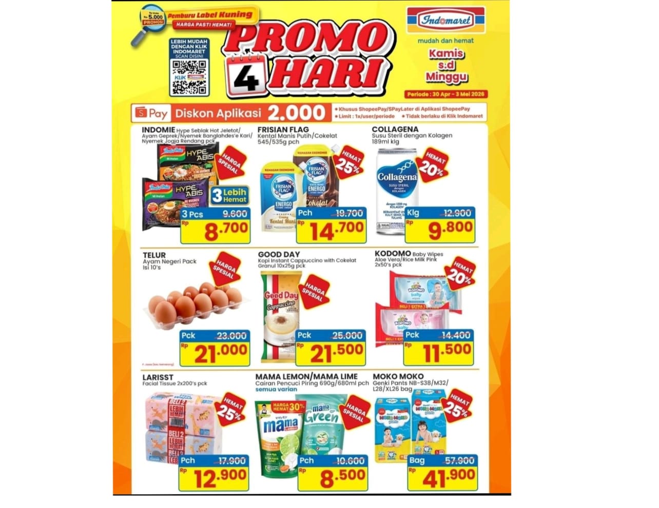 Intip Produk Incaran Emak-Emak di Indomaret, Dompet Aman Dapur Nyaman
