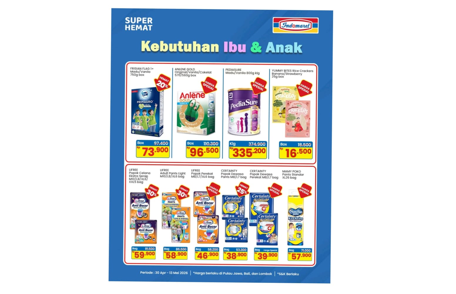 Cek Promo Indomaret Hingga 13 Mei 2026, Ada Diskon Belanja Kebutuhan Ibu dan Anak