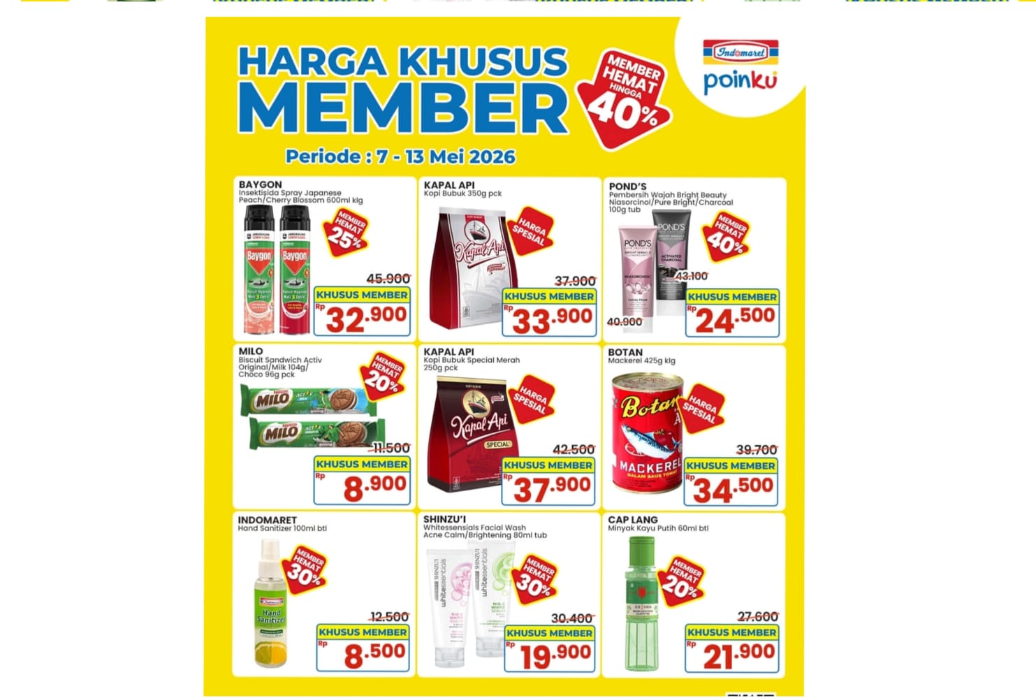 Hanya Sampai Lusa, Cek Daftar Harga Promo Member Indomaret Poinku, Hemat Hingga 40 Persen