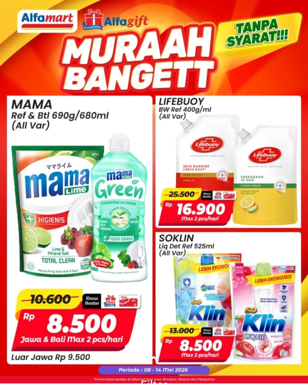 Hanya Sampai Lusa, Cek Promo 'Muraah Bangett' Alfamart, Ada Stok Sabun Harga Hemat