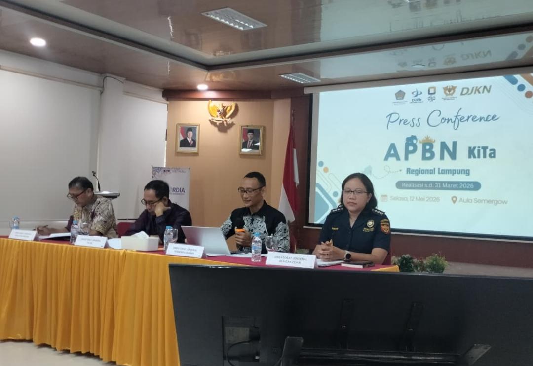 Fiskal Lampung Tetap Tangguh, DJPb Catat Pertumbuhan Pajak Dalam Negeri 21,77 Persen