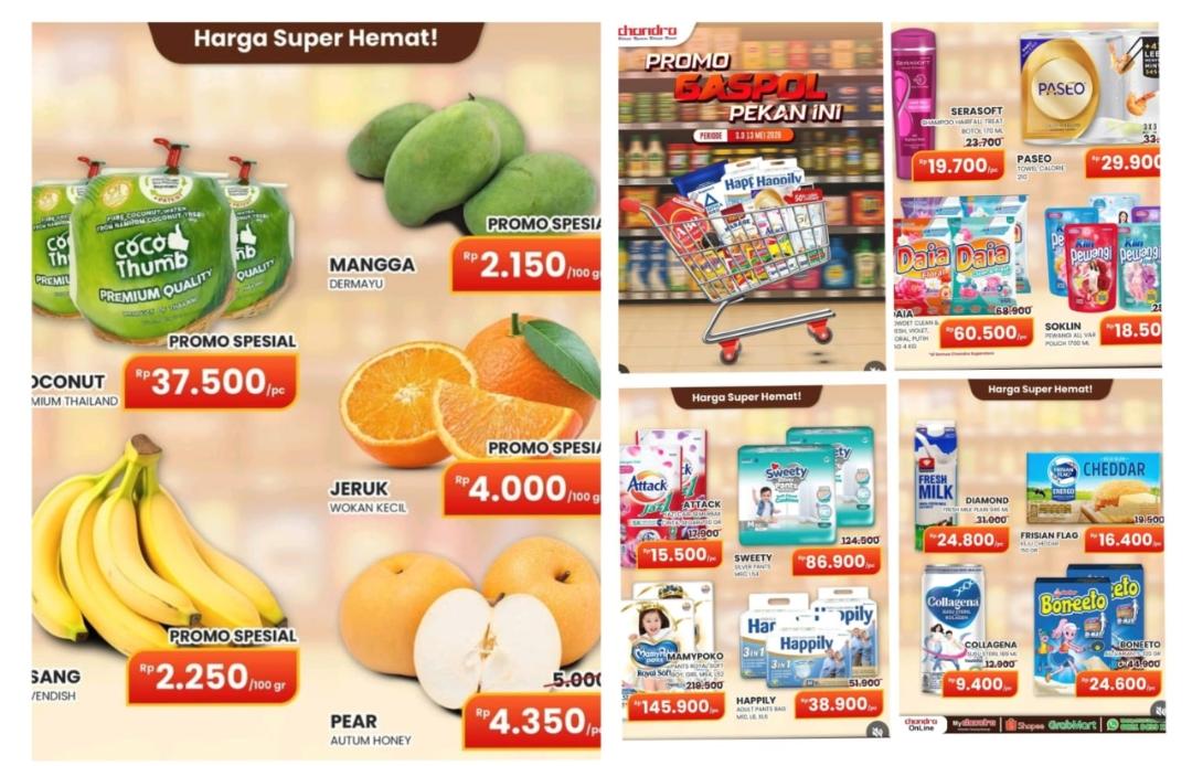 Berakhir Malam Ini, Promo GASPOL Chandra Superstore Berikan Diskon Kebutuhan Rumah Tangga