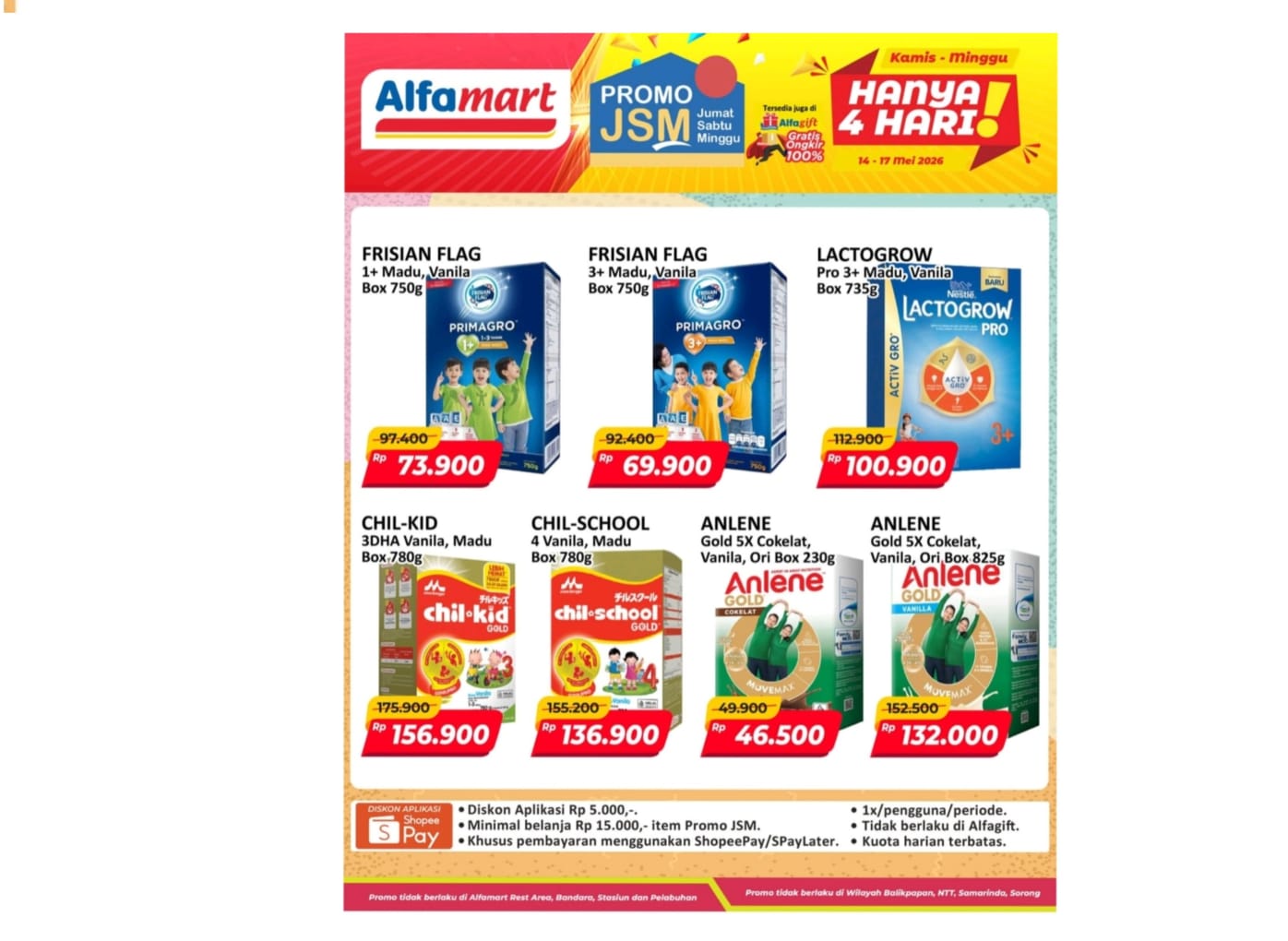 Hadir Kembali, Promo JSM Alfamart, Belanja Hemat Produk Susu Pertumbuhan Anak