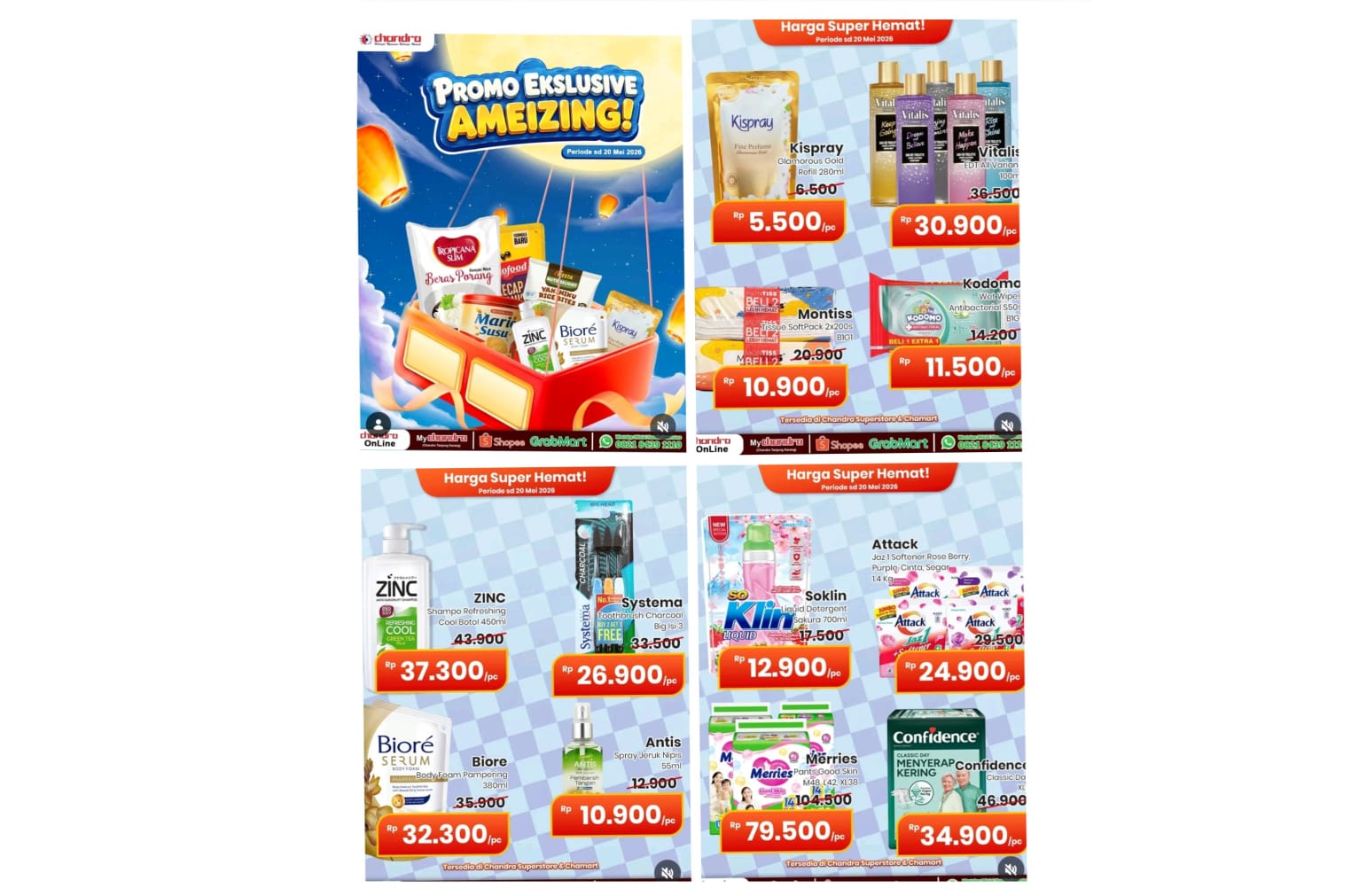 Segera Merapat, Promo Eksklusive Ameizing di Chandra Superstore Berlangsung Hingga 20 Mei 2026