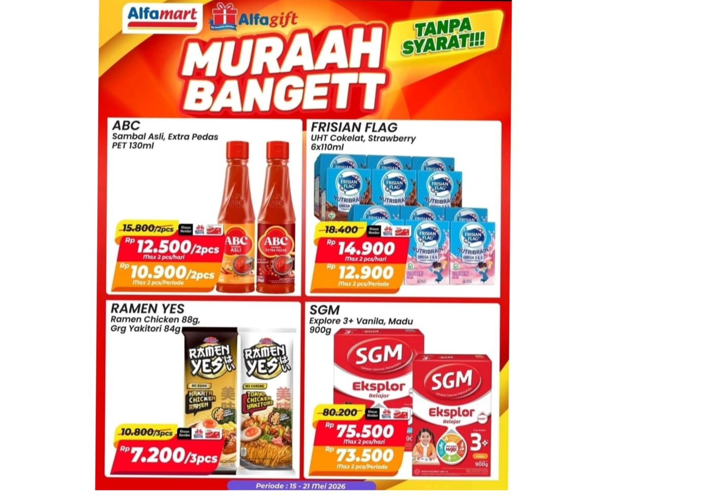 Banjir Diskon Tanpa Syarat, Update Promo 'Muraah Bangett' Periode 15-21 Mei 2026
