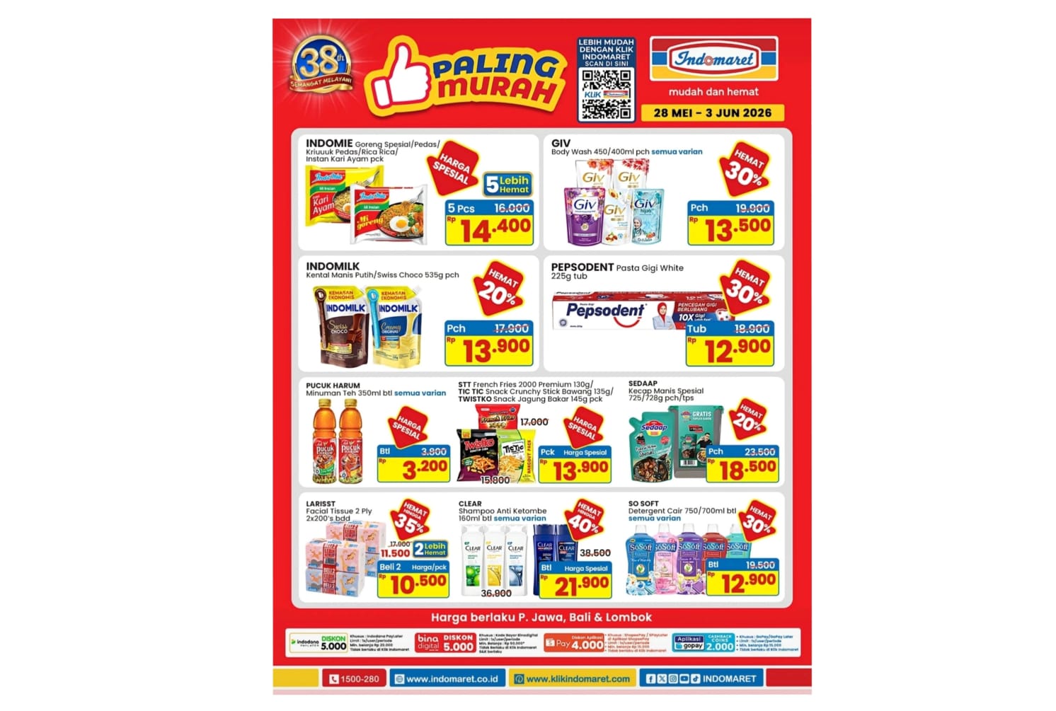 Lusa Terakhir, Ini Daftar Belanja Hemat di Promo Paling Murah Indomaret Periode Juni 2026