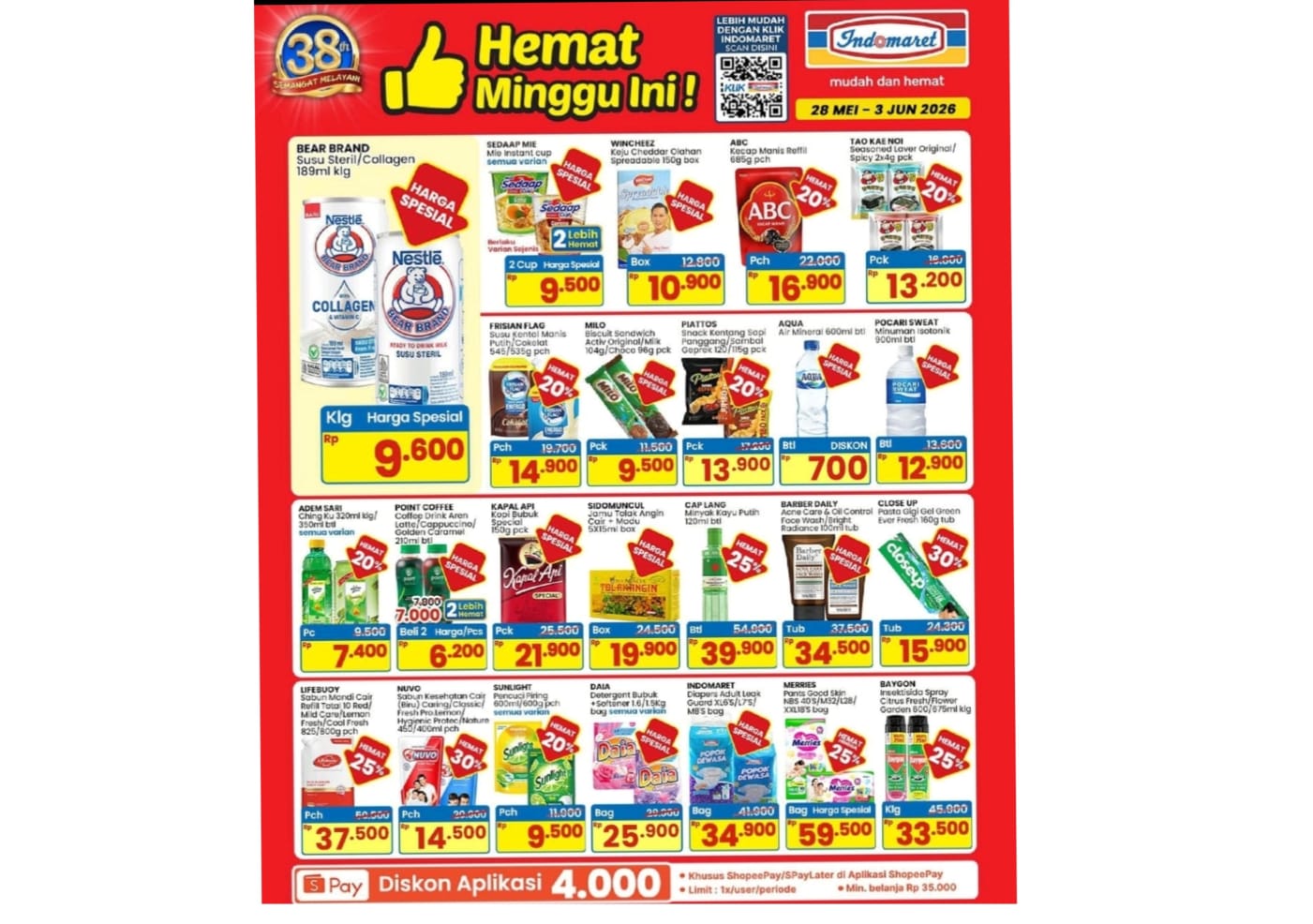 Batas Terakhir Promo Hemat Minggu Ini 3 Juni, Ada Sunlight Pencuci Piring Hemat 20 Persen