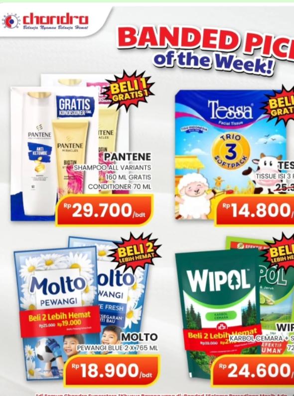 Hadir Kembali, Banded Pick Of The Week Chandra Superstore, Cek Daftar Produknya