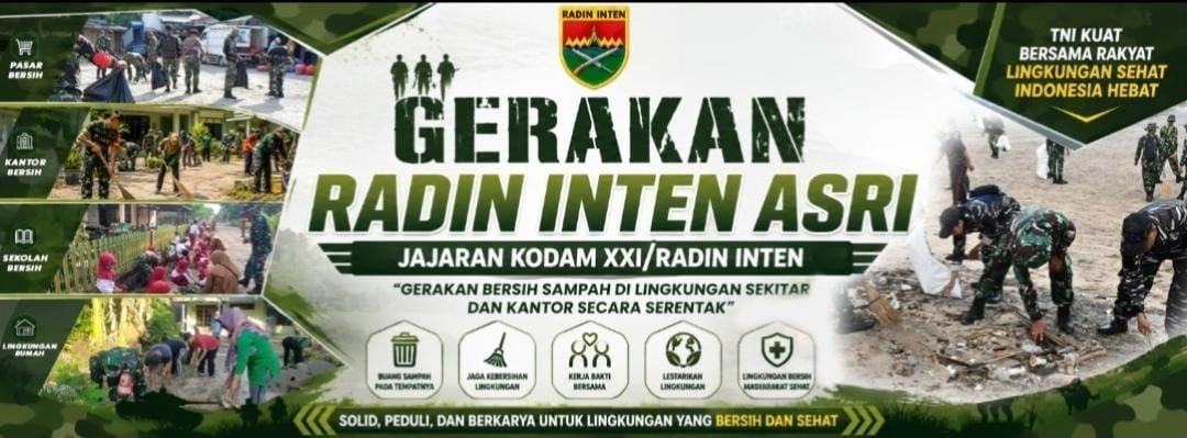 Kodam XXI/Radin Inten Inisiasi Gerakan Radin Inten Asri Bersih Laut dan Pesisir