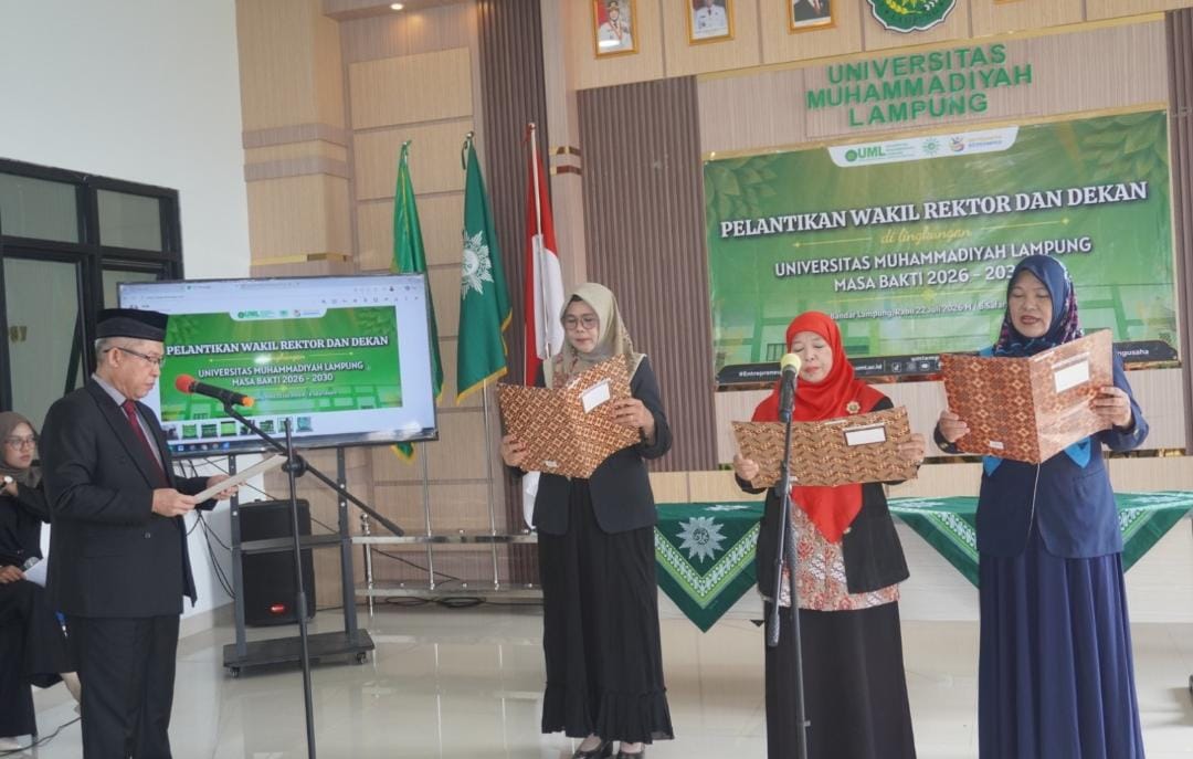 Perkuat Tata Kelola dan Kejar Akselerasi 2030, UML Resmi Lantik Dua Warek dan Dekan FISIP Baru