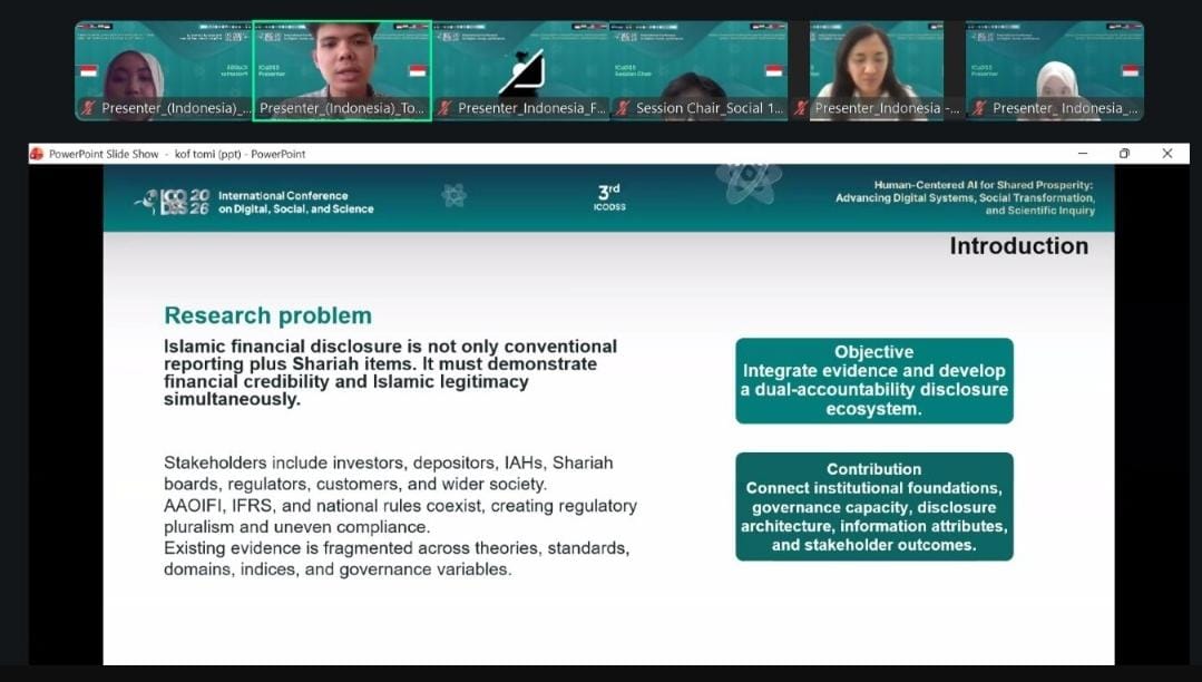 Lima Mahasiswa UIN Raden Intan Lampung Tampil Jadi Pemakalah di Forum Internasional ICoDSS 2026