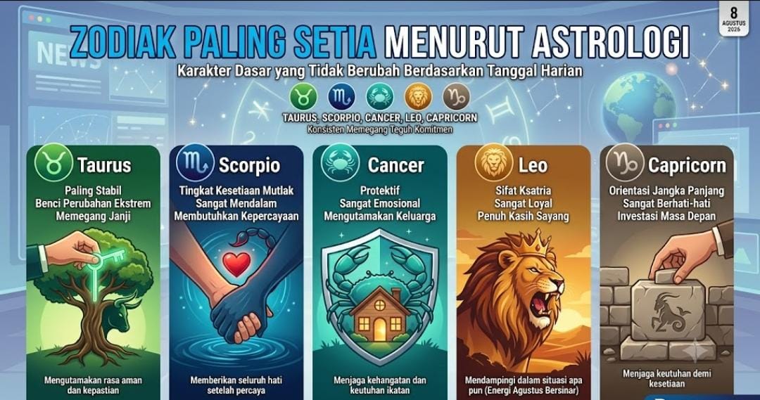 Ini Ramalan Zodiak yang Paling Setia hingga Pegang Janji Komitmen
