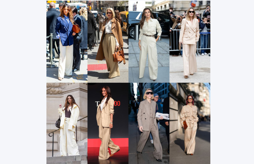8 Selebriti Tampil Elegan dengan Celana Palazzo Beige Si Netral yang Siap Gantikan Jeans!
