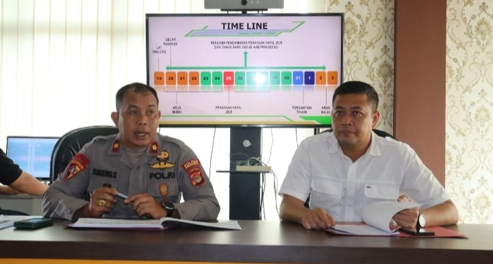 Amankan Natal dan Tahun Baru, Polres Pringsewu Siapkan Strategi Operasi Lilin Krakatau 2025