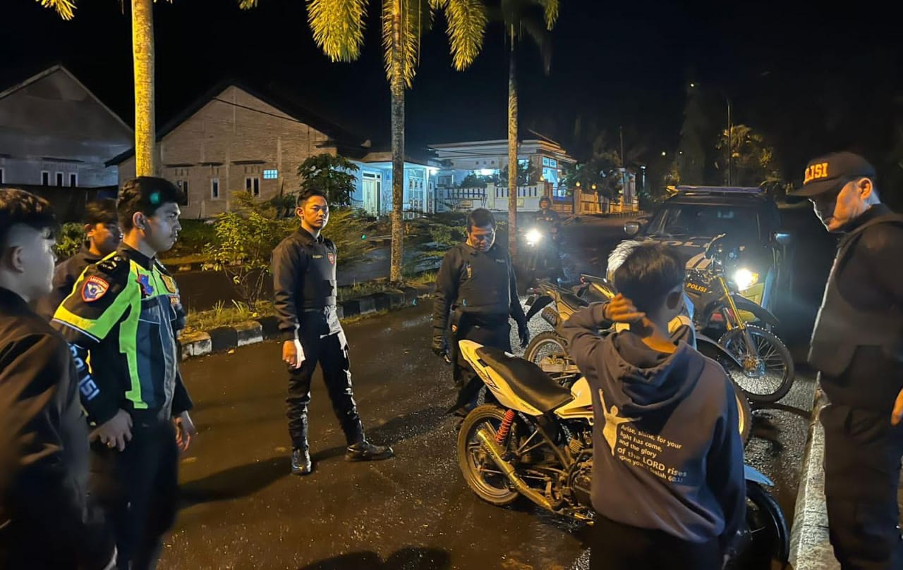 Diduga Balap Liar, Patroli Perintis Presisi Polres Tanggamus Amankan 2 Motor