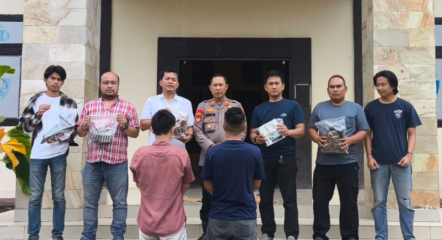 Polsek Kota Agung Ungkap Kasus Pencurian dan Pemberatan, 2 Tersangka Ditangkap Bersama Barang Bukti