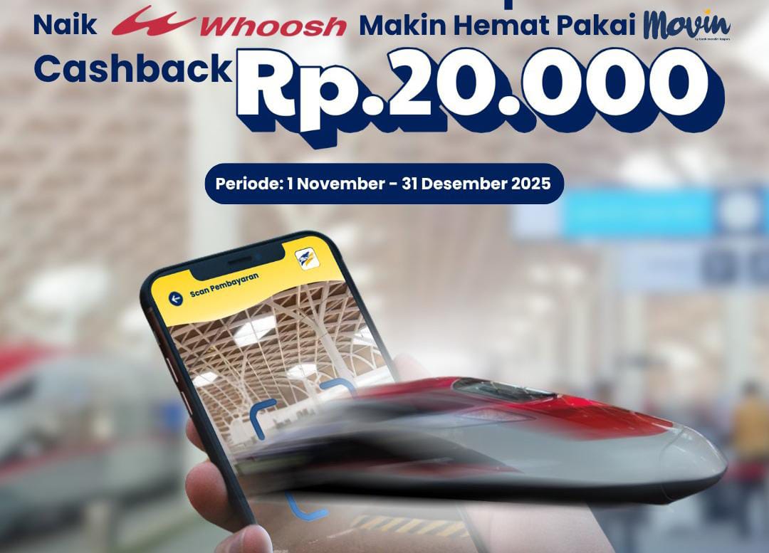Sambut Liburan Nataru 2025, Intip Promo Tiket Kereta Cepat Whoosh Sekaligus Cara Pesan