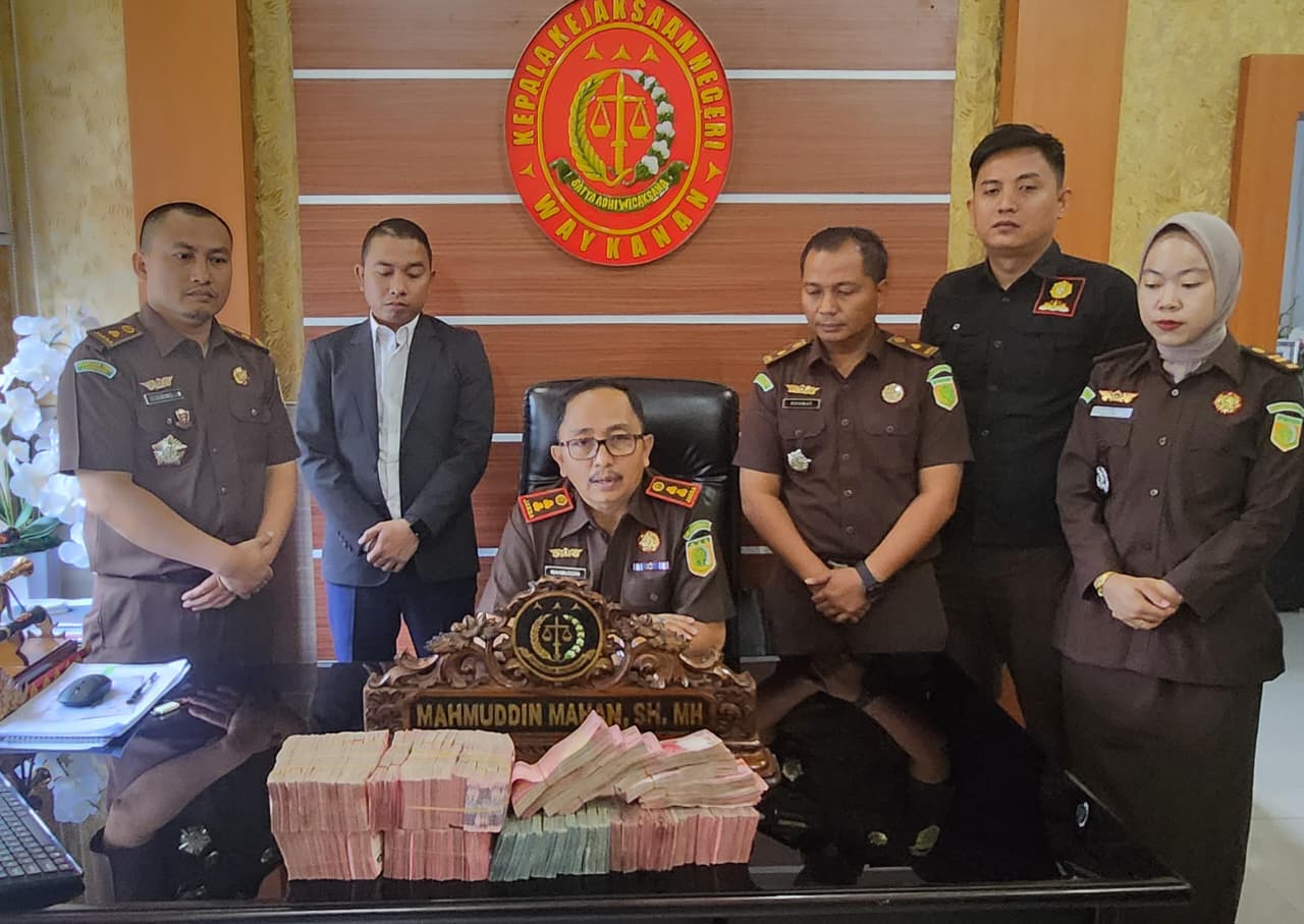 Kasus Korupsi SPAM, Kejari Way Kanan Kembali Terima Uang Titipan Rp 640 Juta