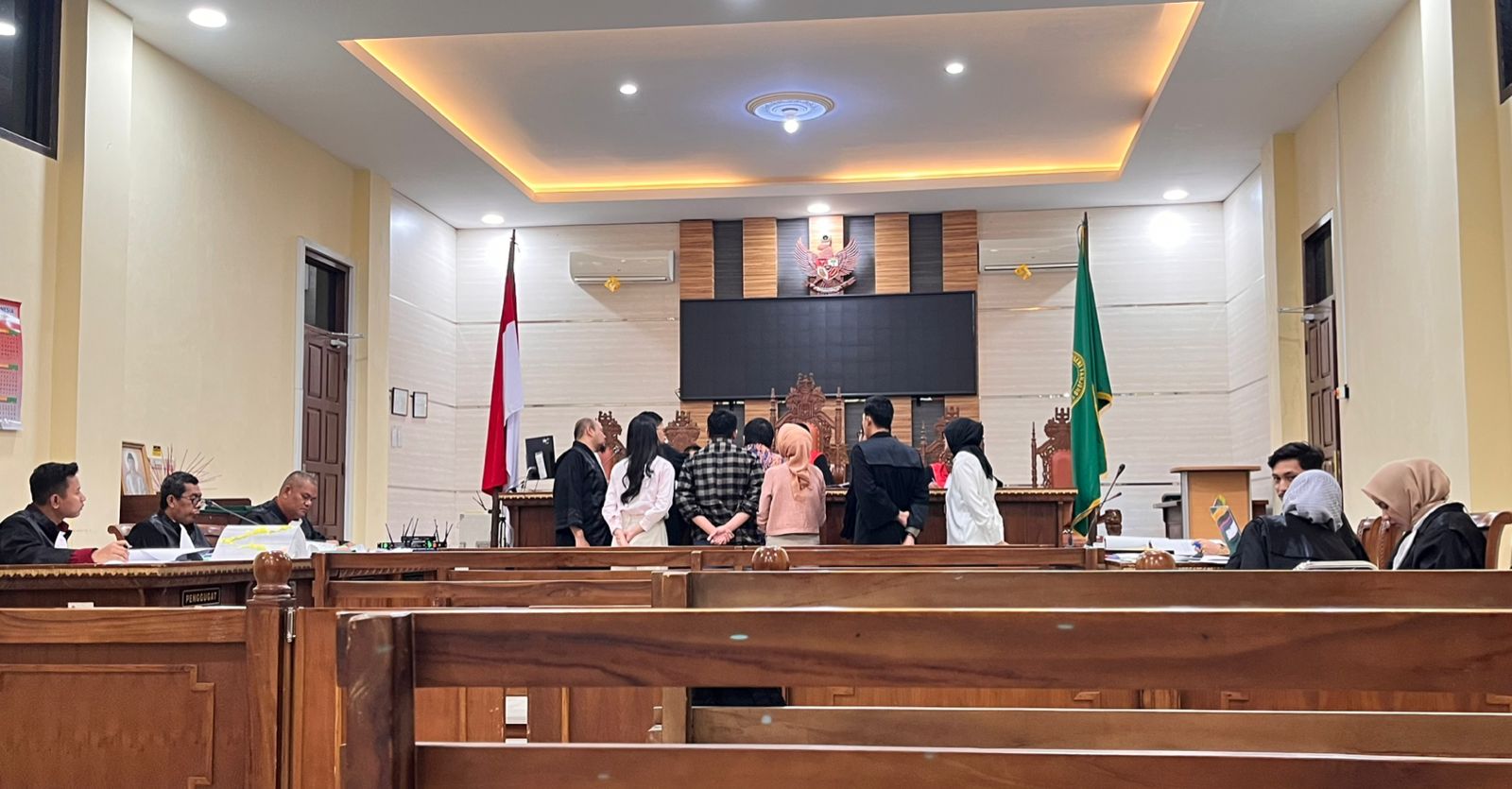Sidang lanjutan dugaan korupsi dana nasabah salah satu bank Himbara di Pringsewu, Cindy Almira di Pengadilan Tipikor Tanjungkarang