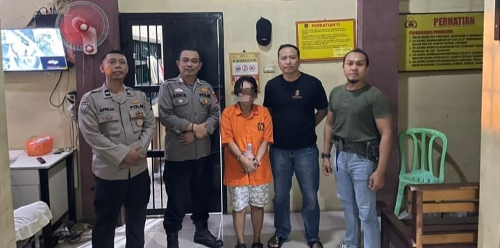 Terekam CCTV Saat Beraksi, Wanita di Pringsewu Dibekuk Polisi