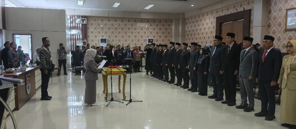 Bupati Mesuji Lantik dan Kukuhkan 16 Pejabat Pimpinan Tinggi Pratama