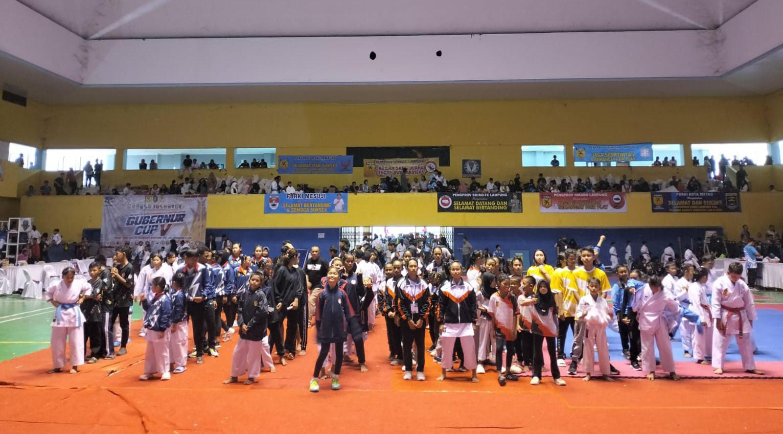1.300 Atlet Karateka Lampung Siap Berlaga Di Kejuaraan Provinsi Karate Gubernur Cup V
